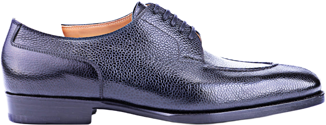 Saint Crispins Five eyelet split toe Derby with hand-stitched apron and heel cap