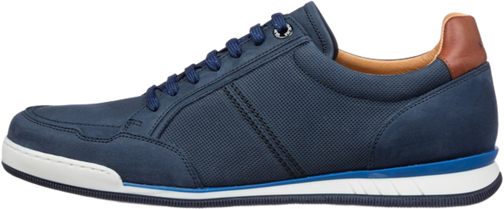 Finde die passenden Schnürsenkel für Vanlier Navy blauw nubuck Magnus sneaker bei Senkels