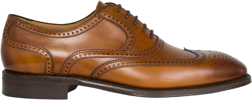 Finsbury Richelieu Strand 4 Brown Patina