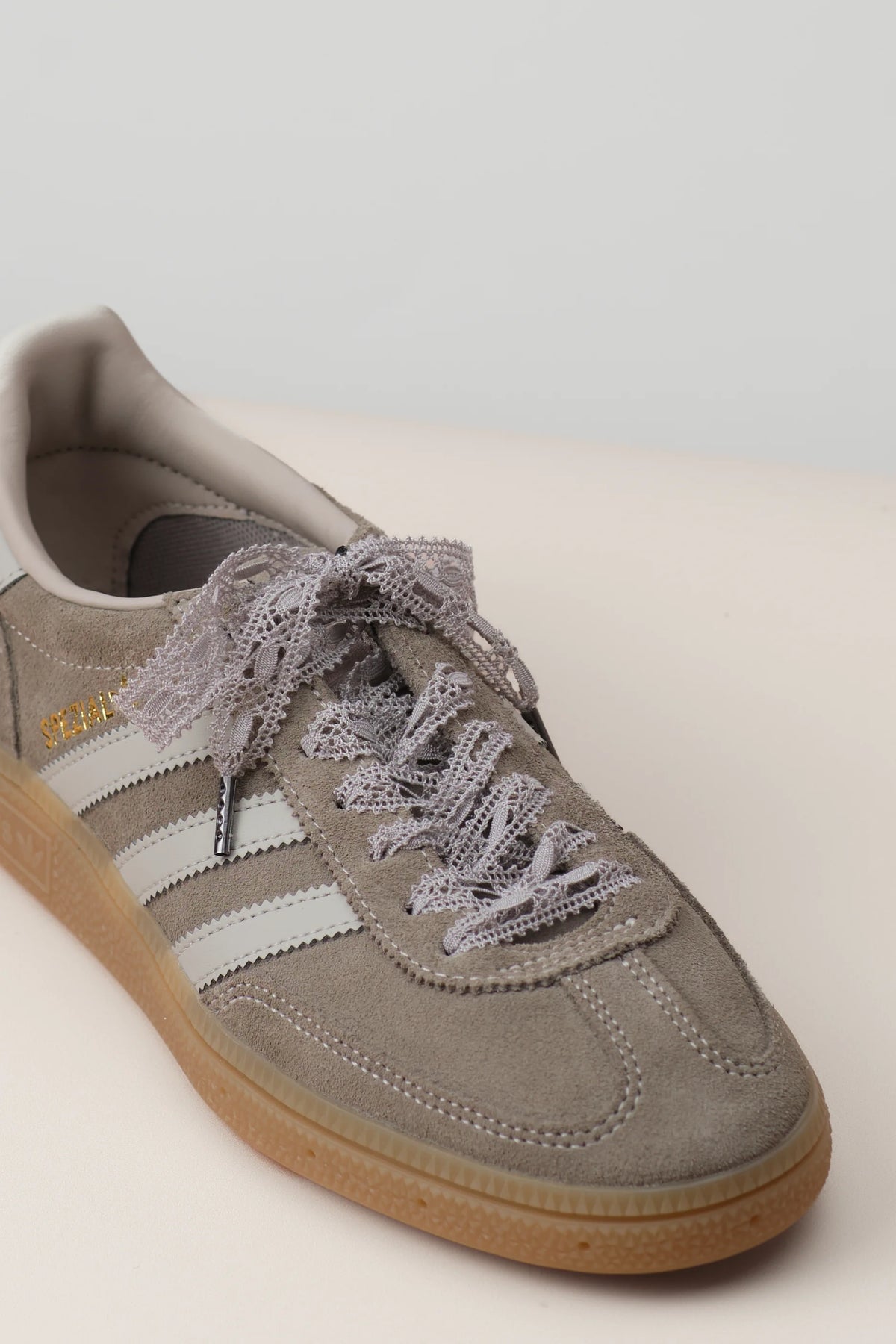 Senkels Light Grey Crochet Shoelaces