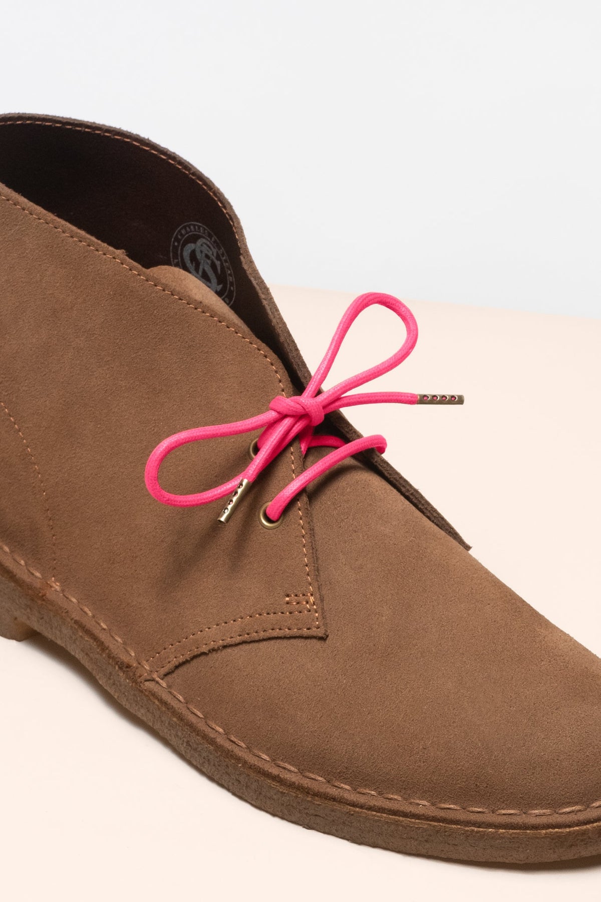 Magenta - 4mm Runde gewachste Schnürsenkel für Stiefel und Schuhe aus 100% Bio-Baumwolle - Senkels