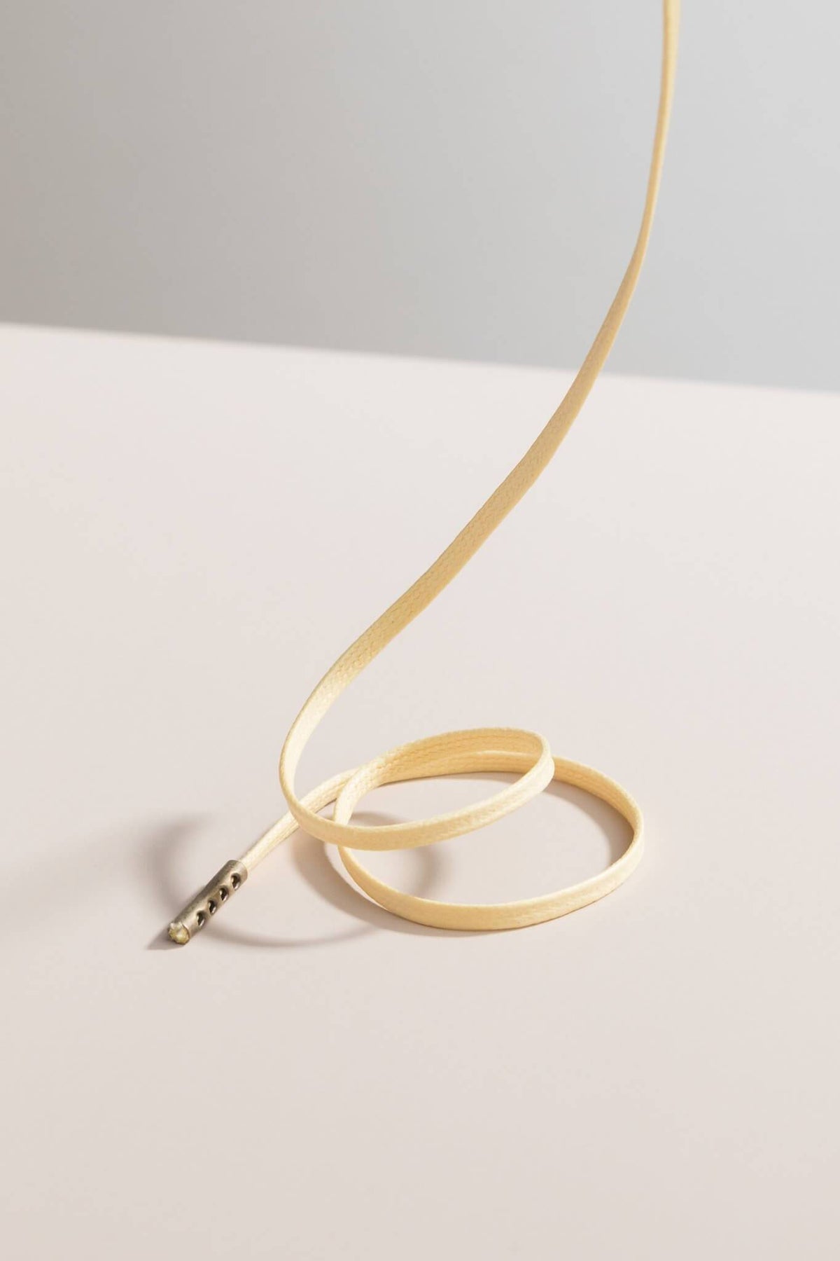 Chardonnay - 3mm Flat Waxed Shoelaces