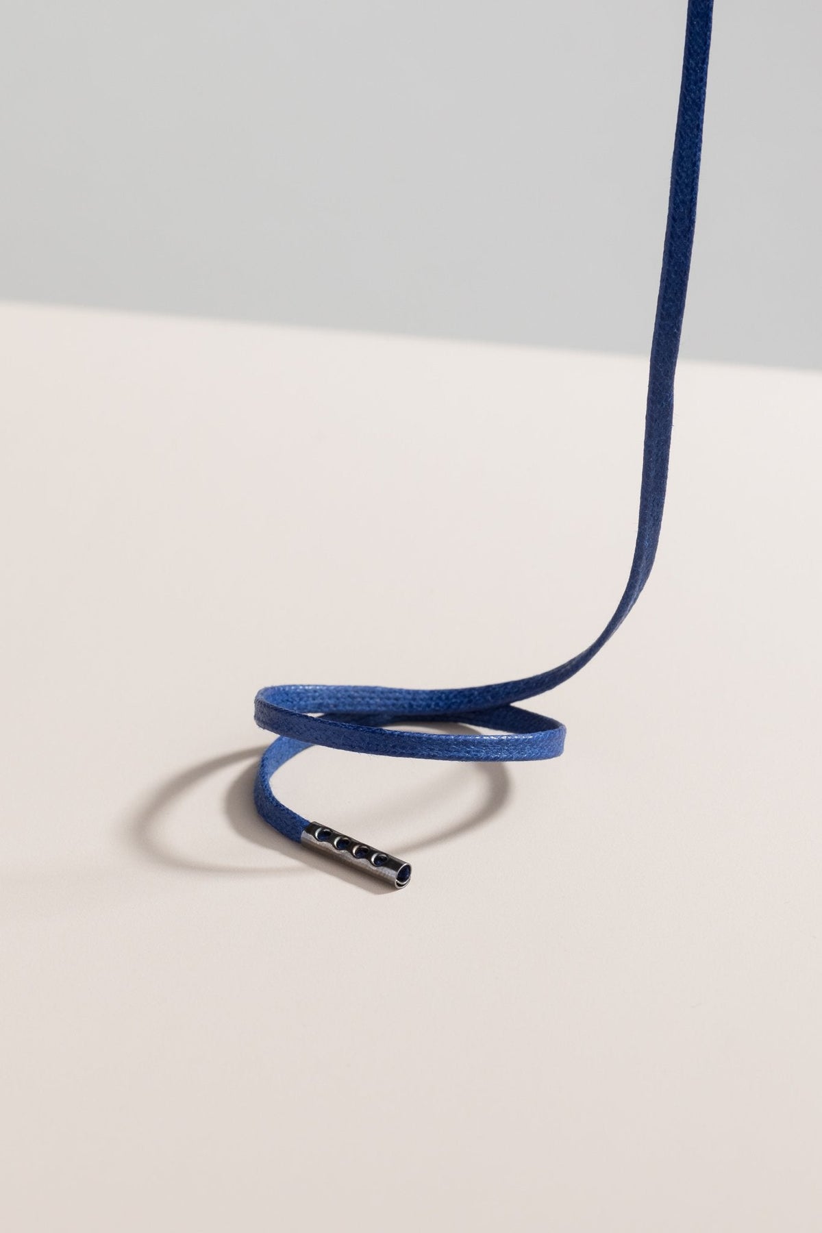 Navy Blue - 3mm Flat Waxed Shoelaces