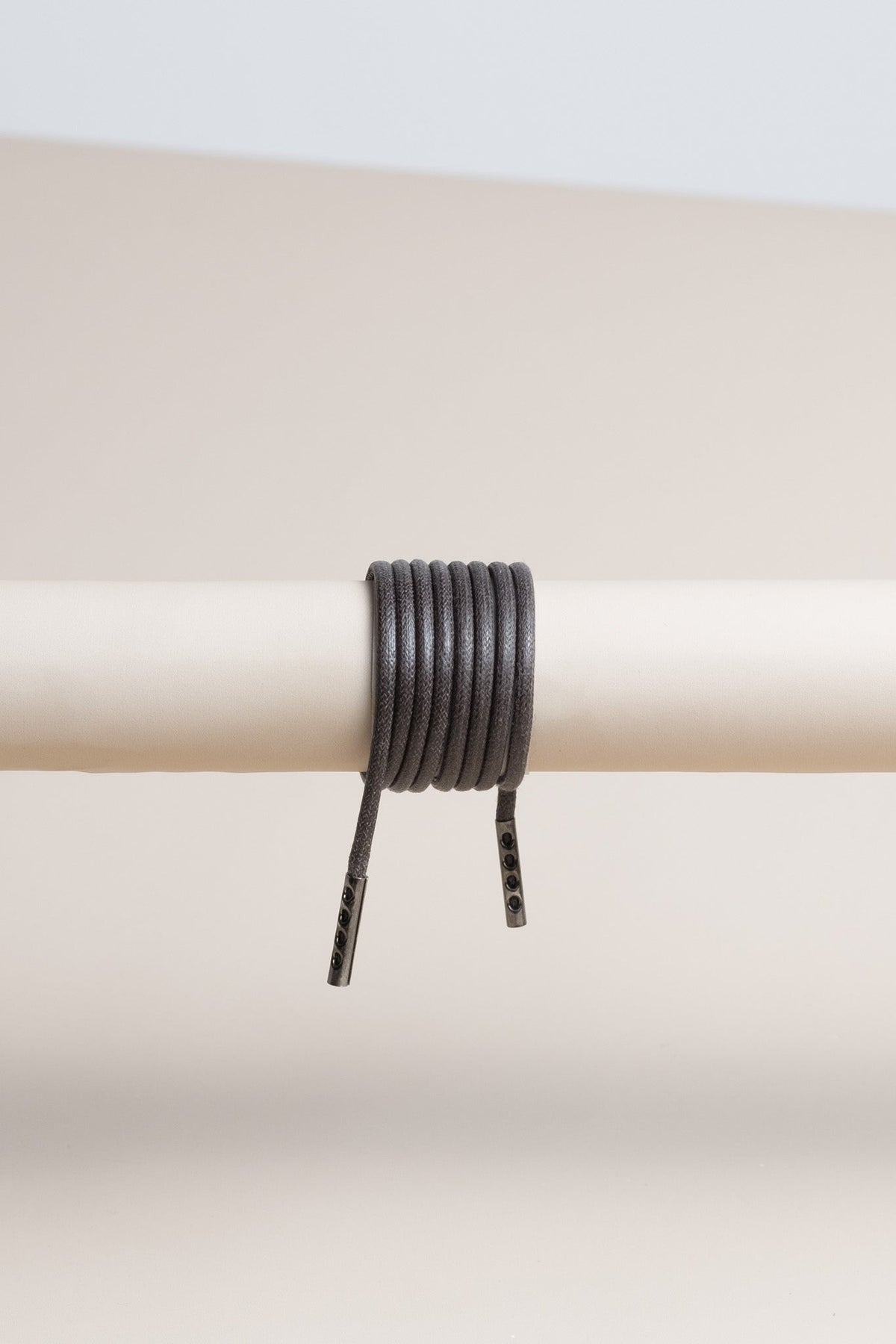 Night Grey - Round Waxed Shoelaces | Senkels