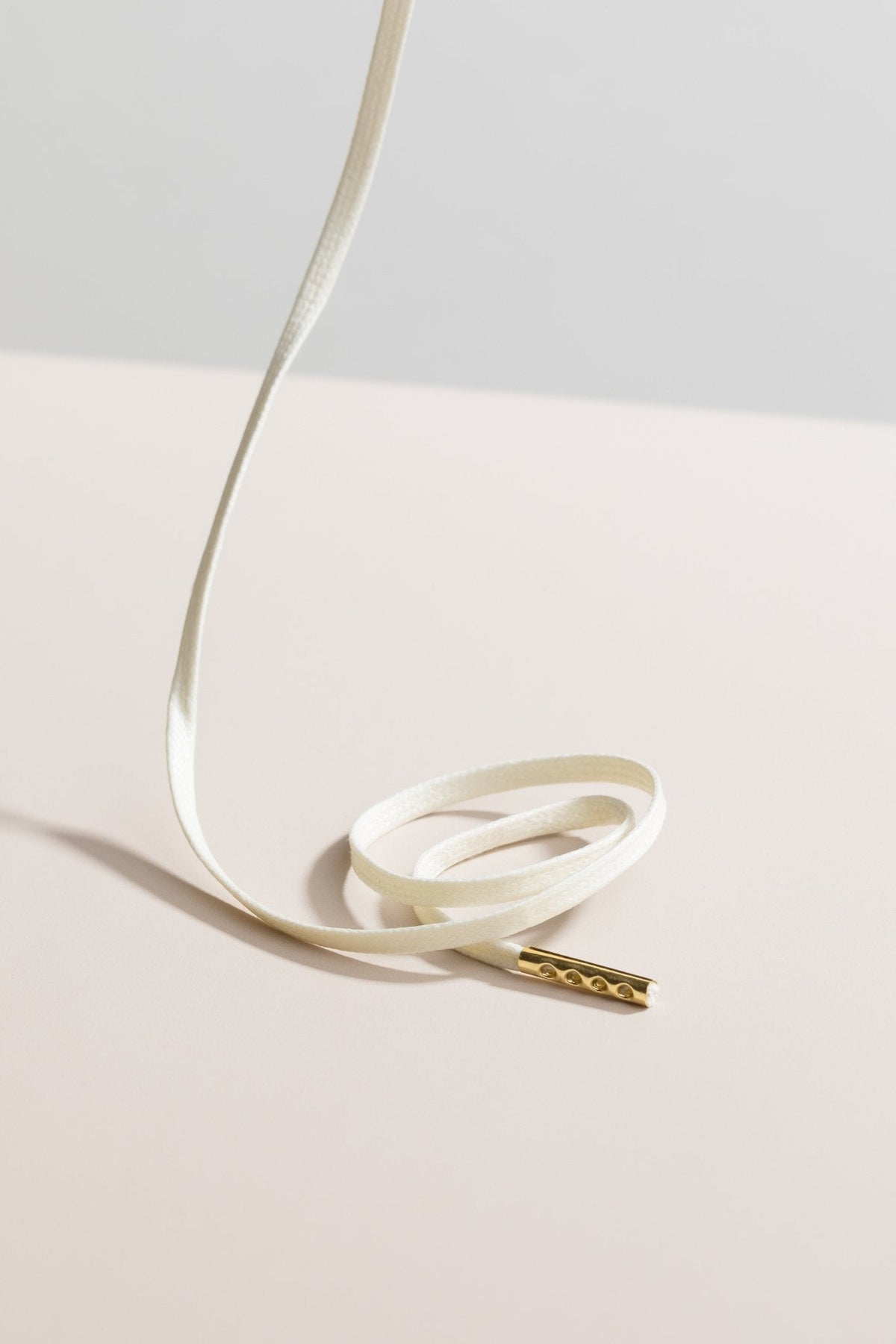 Off White - 3mm Flat Waxed Shoelaces