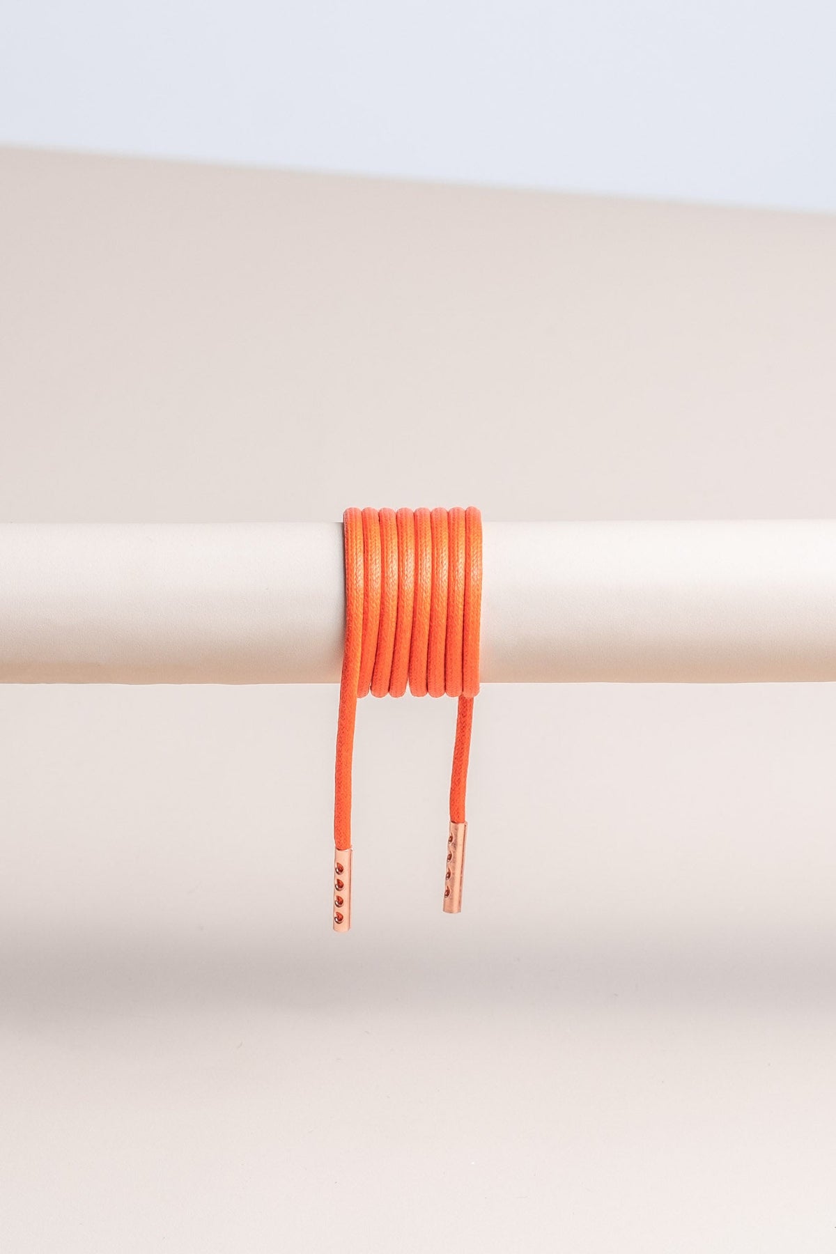 Orange - Round Waxed Shoelaces | Senkels