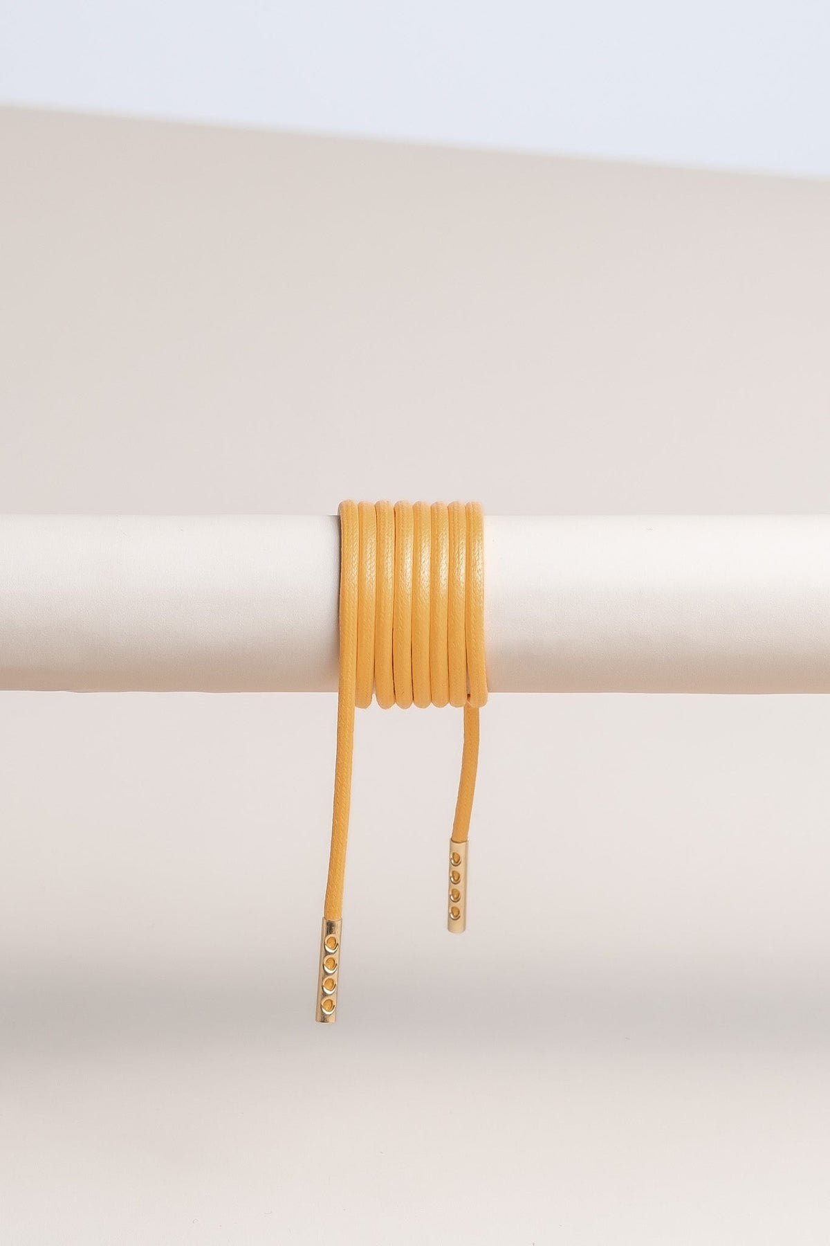 Yellow - Round Waxed Shoelaces | Senkels