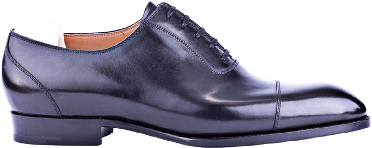 Saint Crispins Oxford with straight toe cap, adelaide, no brogueing