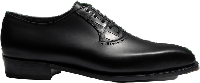 J.M. Weston Fusain Perforated oxford shoe