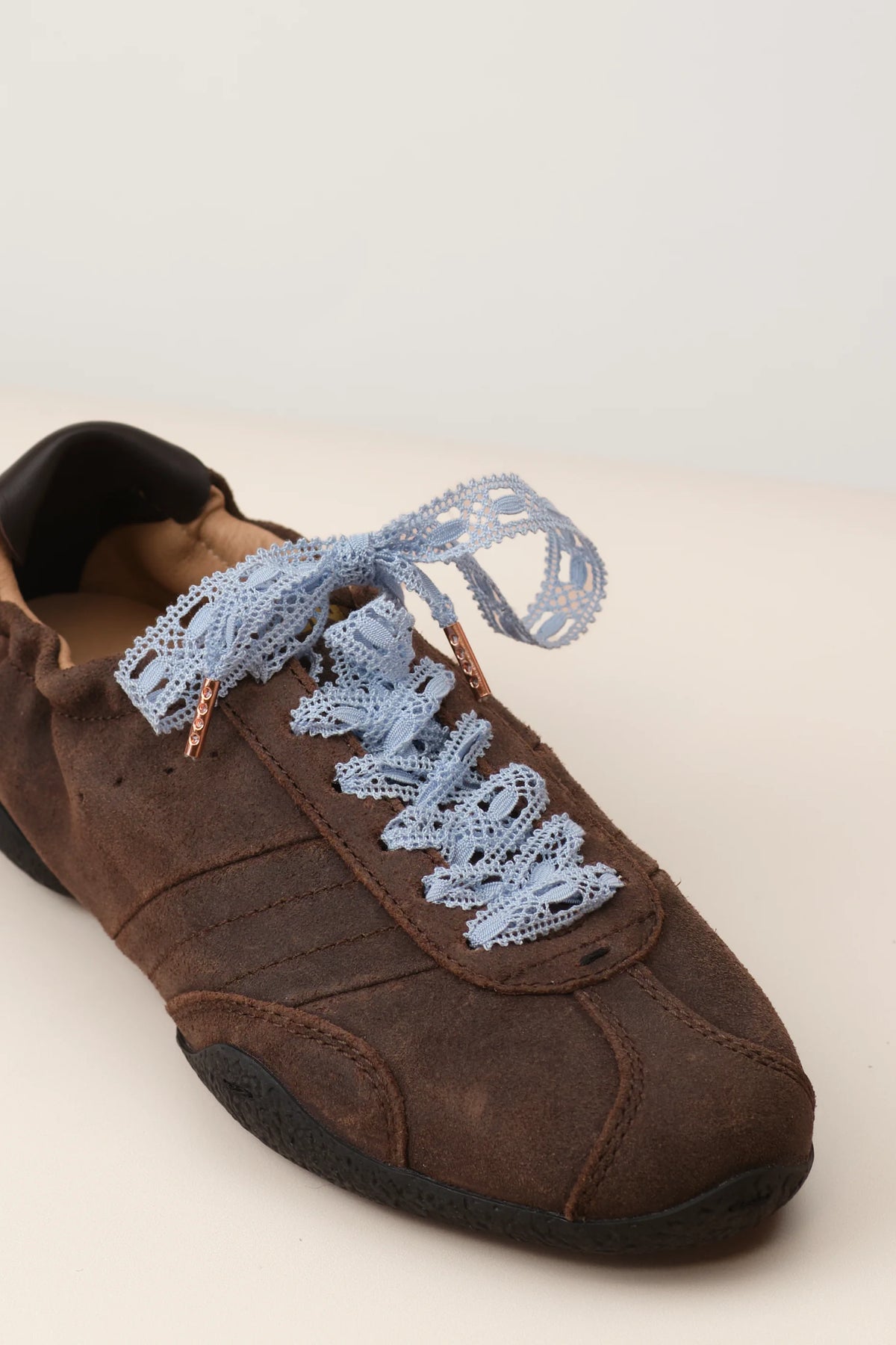 Senkels Light Blue Crochet Shoelaces