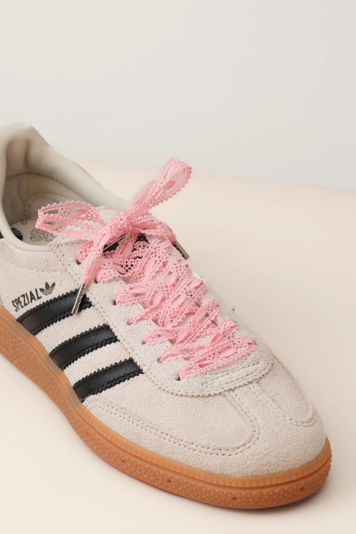 Senkels Pink Crochet Shoelaces