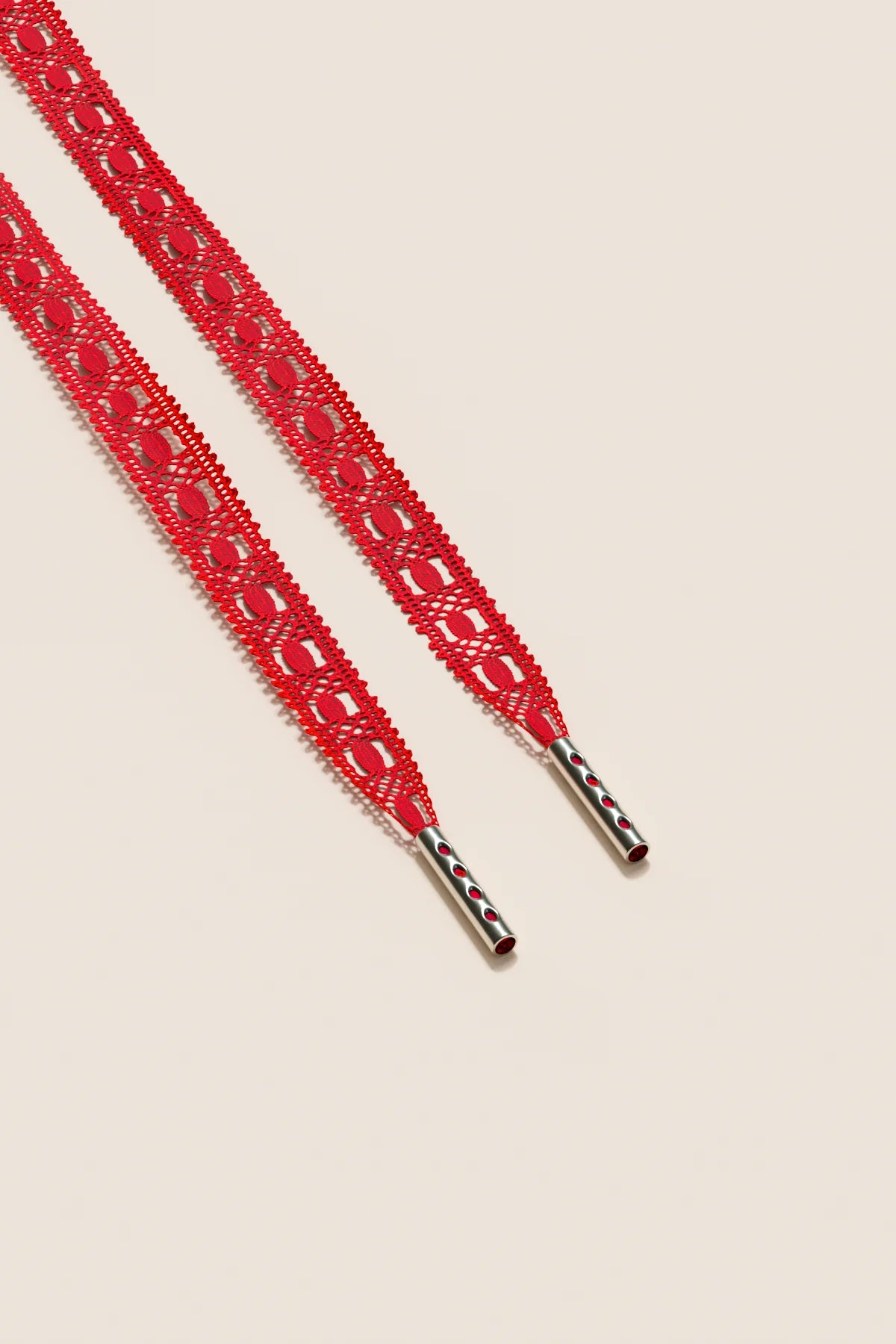 Senkels Pomegranate Crochet Shoelaces with Nickel Aglets