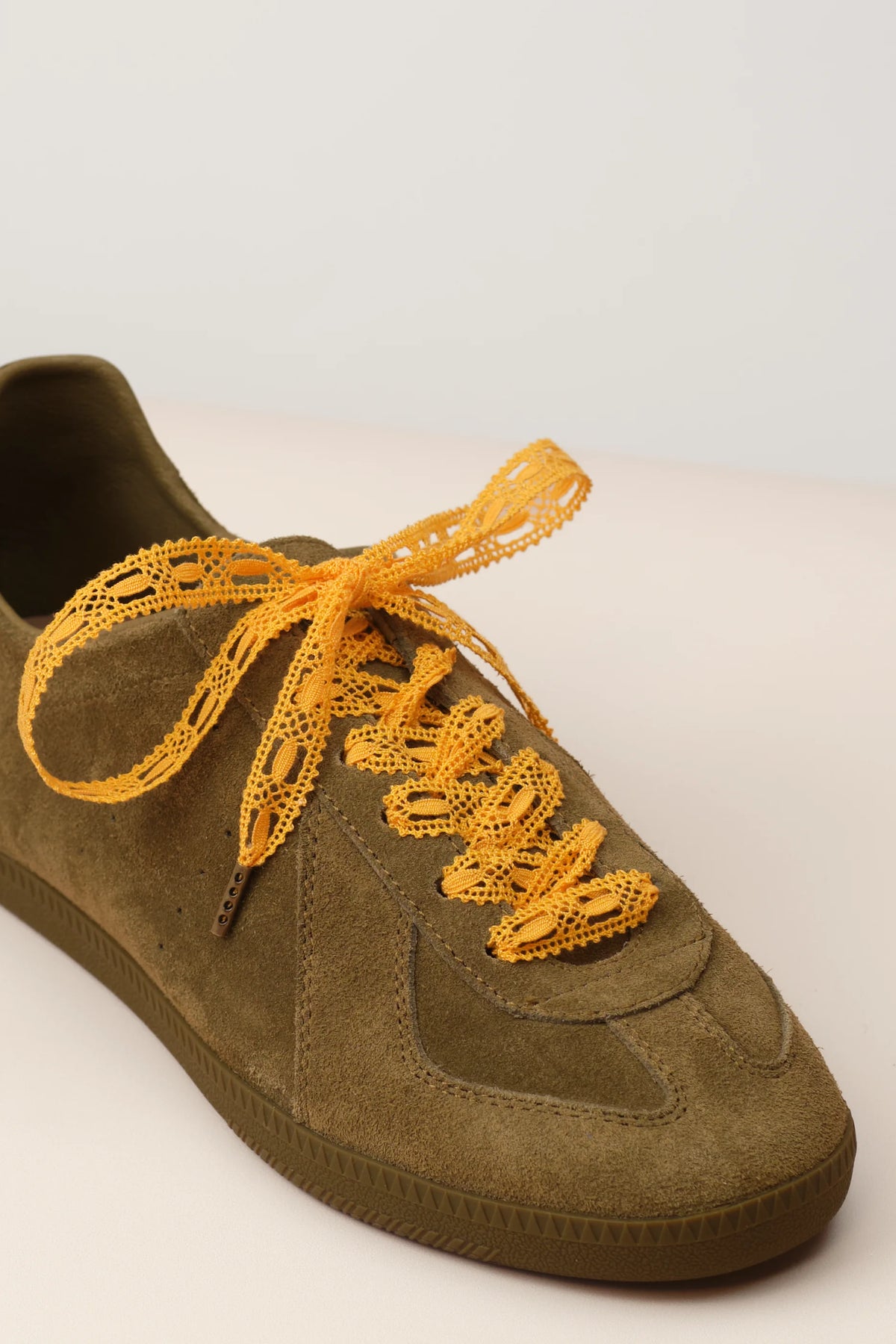 Senkels Yellow Crochet Shoelaces