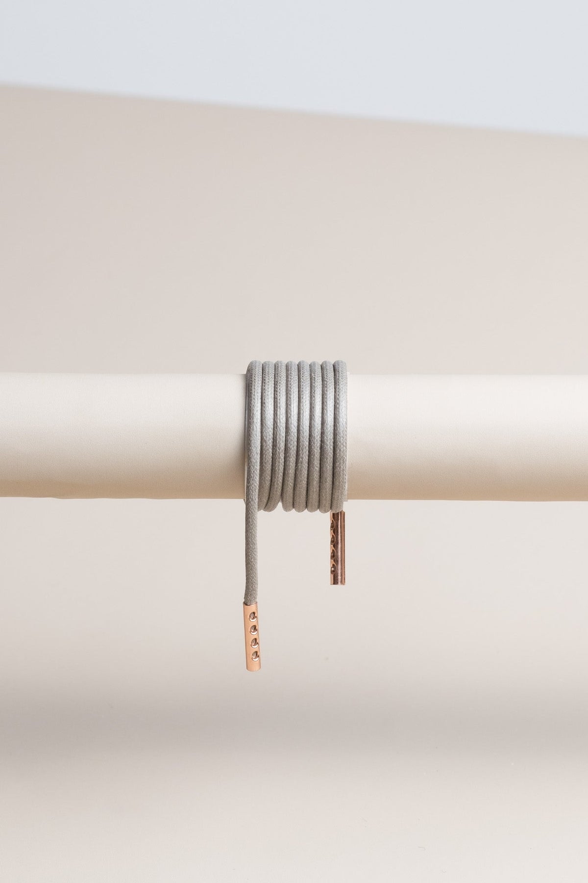 Graphite Grey - Round Waxed Shoelaces | Senkels